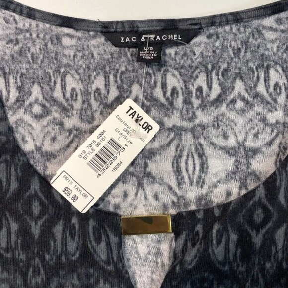 NWT Zac & Rachel Ombre Patterned Tunic Sz Large - Picture 3 of 5